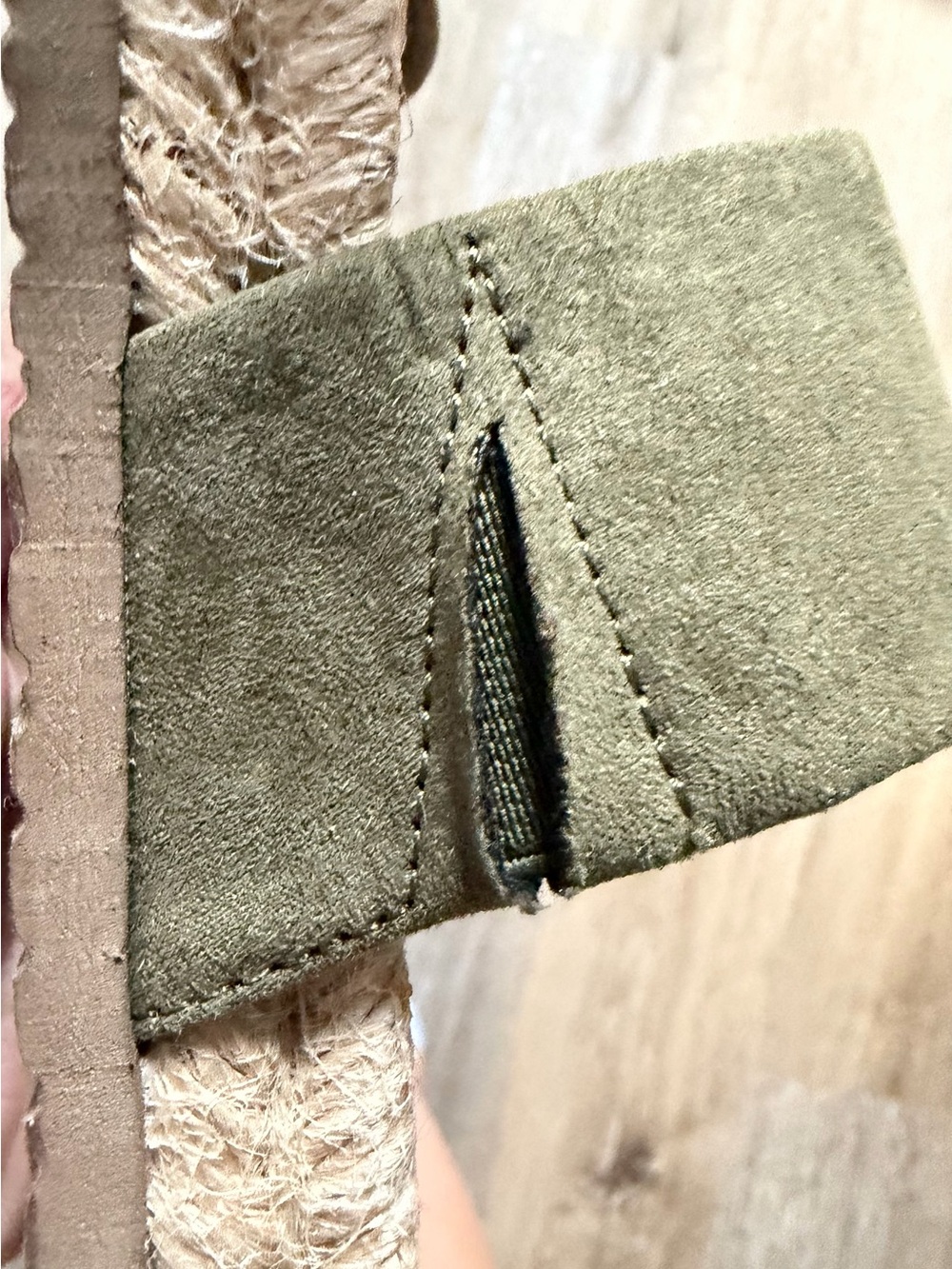Haute Hippie Olive Green Double-Band Slide Sandals - Picture 4 of 4
